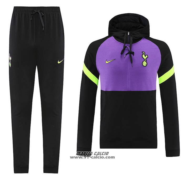 Tuta da Track Felpa Tottenham Hotspur 2021-2022 Nero